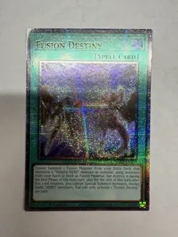 Yugioh TCG Fusion Destiny Quarter Century Secret Rare RA03-EN270 Quarter Century - Image 1