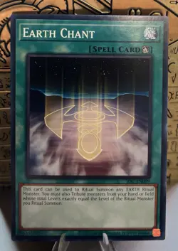Earth Chant IOC-EN099 Invasion of Chaos 25th Anniversary Ed. Yugioh! NM - Image 1