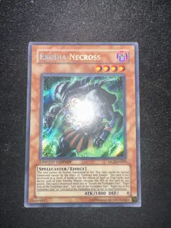YuGiOh Exodia Necross MC2-EN003 Limited Edition Secret Rare LP - Image 1