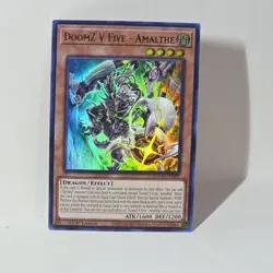 Yugioh DoomZ V Five - Amalthe DOOD-EN009 Ultra Rare 1st Edition NM - Image 1