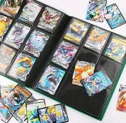 3x3 Card Binder Yugioh Pokemon Cards Holder 160 Cards w/ Removable Sleeves TCG - Image 1