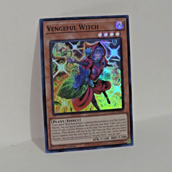 Yugioh! 2x Vengeful Witch DOOD-EN004 Super Rare 1st Ed NM - Image 1