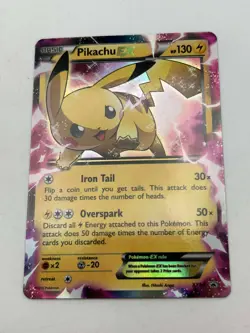 Pikachu EX XY 84 - Ultra Rare Holo - XY Promo - Pokemon Card - LP - Image 1
