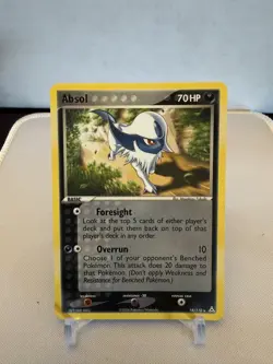 Absol 18/110 Ex Holon Phantoms Rare Non Holo Pokemon Card NM - Image 1