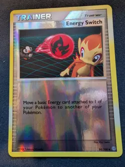 Energy Switch 84/100 Stormfront Reverse Holo Pokemon Card | NM - Image 1