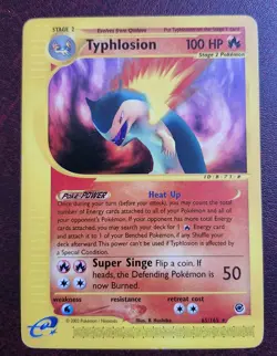 2002 Typhlosion 65/165 Rare Pokemon Card. - MT - Image 1