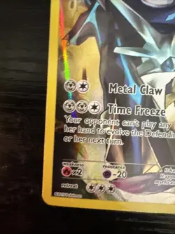 Pokemon Card - Dialga XY77 Mythical Collection Black Star Promo Full Art XY - LP - Image 5