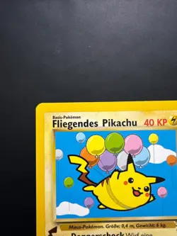 CB Flying Pikachu Fliegendes World Collection Promo Card - Gold Tail Stamp - Image 2
