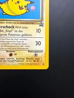 CB Flying Pikachu Fliegendes World Collection Promo Card - Gold Tail Stamp - Image 4