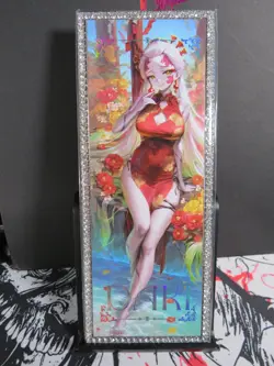 Daki Upper Moon Diamond Ticket Demon Slayer Card Thick Heavy Rare Beautiful - Image 1