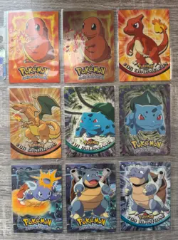 Vintage 1999 Pokemon Topps Cards Lot - Chrome, Foil, Evolutions (20+) NM-LP - Image 3