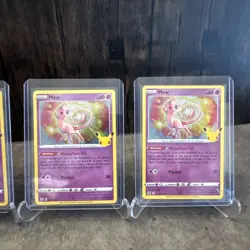 Pokemon TCG Mew Celebrations Holo Rare Card 011/025 4X Lp - Image 3