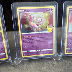 Pokemon TCG Mew Celebrations Holo Rare Card 011/025 4X Lp - Image 5