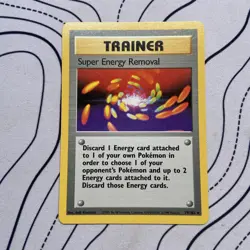 Pokemon Super Energy Removal Trainer Rare Card Base Set 79/102 - Image 1