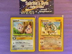 Igglybuff Hitmontop 36 37 Black Star Promo Rare Pokemon Cards - Image 1