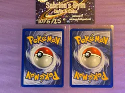Igglybuff Hitmontop 36 37 Black Star Promo Rare Pokemon Cards - Image 2