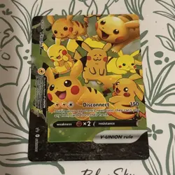Pikachu V-Union SWSH141 SWSH: Sword & Shield Promo Cards Holo - Image 2