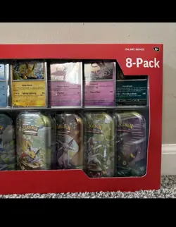 Pokemon TCG Prismatic Evolutions 8 Mini-Tin Bundle + Holo Cards From Costco - Image 3