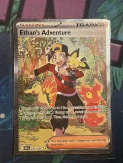 Pokemon Card - Ethan's Adventure 236/182 SIR - Destined Rivals - Mint Condition - Image 1