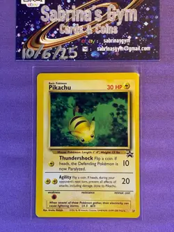 Bumblebee Pikachu 27 Black Star Promo Rare Pokemon Card - Image 1