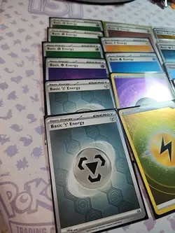 Pokemon TCG Holo Energy Lot - 16 Cards Stellar Crown & Crown Zenith White Flare - Image 4