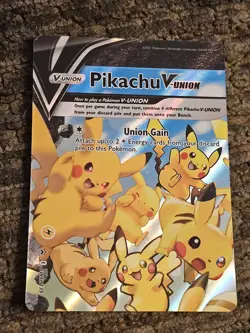 Pikachu V-Union [Set of 4] SWSH139 SWSH140 SWSH141 SWSH142 Promo Cards Holo NM - Image 1