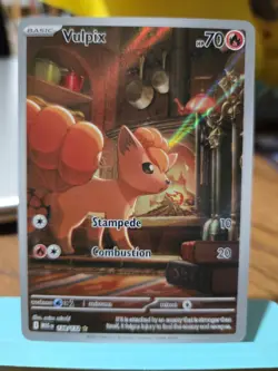 Pokemon TCG Vulpix 138/132 2025 Mega Evolution Illustration Rare Card - NM - Image 1