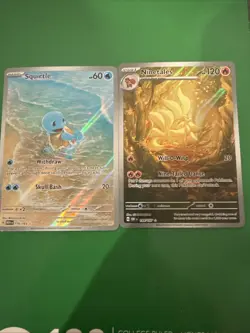 Lot Of 2 AUTHENTIC NEAR MINT POKEMON CARDS - Image 1