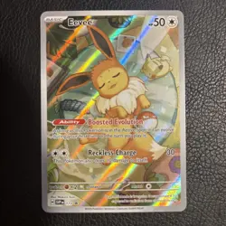 Pokemon TCG Eevee 173 Holo Promo Card Prismatic Evolutions Near/Mint Condition - Image 1