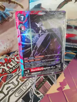 Digimon Card Game BlackWarGreymon ACE EX10-010 SR Sinister Order NM See Pics - Image 4