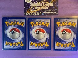 Moltres Articuno Zapdos 21 22 23 Black Star Promo Rare Pokemon Cards - Image 2