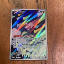 Pokemon TCG Minior Card 201/182 Paradox Rift Holo Illustration Rare NM Condition - Image 1
