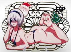 2B - Random #/200 - Limited Edition Gold Metal Card - Goddess Story - Image 1