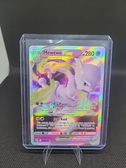 Pokemon TCG Mewtwo VSTAR Holo Ultra Rare Card 031/078 Near Mint Condition - Image 1