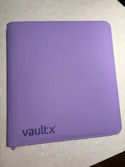 Vault X Exo-Tec - Purple 12 Pocket Zip Binder - Fits 480 Cards - New - Image 2