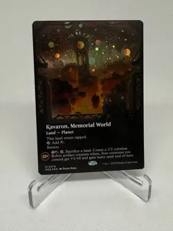 (28) MTG Land Lot. Full Art, Foil, Kavaron Galaxy Foil EoE, Final Fantasy, Sonic - Image 2