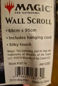 BRAND NEW! SEALED! Ultra Pro Wall Art Stained Glass - Teferi - Image 3