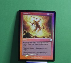 MTG DMR: Fireblast (Instant) Dominaria Remastered Foil - Image 1