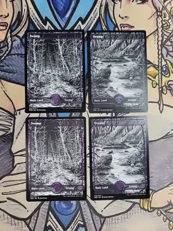 4x Swamp 272 273 Full Art - NM/M Innistrad Crimson Vow MTG Magic - Image 1