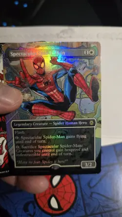 Spectacular Spider-Man (Borderless) Marvel's Spider-Man Foil - Image 1