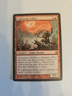 Mtg Morningtide Lightning Crafter (Never Played) - Image 1