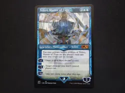 Teferi, Master of Time Showcase NM [Core Set 2021 M21] Mtg Magic Free Tracking! - Image 1