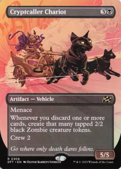 Cryptcaller Chariot (Borderless), #306, Aetherdrift, R - NM - Image 1