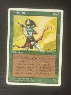 Magic MTG Italian Revised Elvish Archers Artist Proof Near Mint - Only 50 Exist! - Image 1