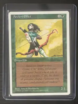 Magic MTG Italian Revised Elvish Archers Artist Proof Near Mint - Only 50 Exist! - Image 3