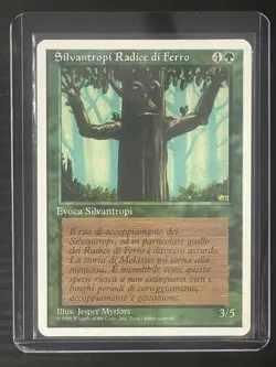 Magic MTG Italian Revised Ironroot Treefolk Artist Proof Near Mint Only 50 Exist - Image 3
