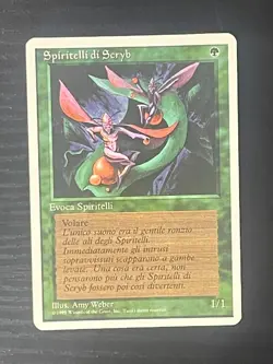 Magic MTG Italian Revised Scryb Sprites Artist Proof Near Mint - Only 50 Exist! - Image 1