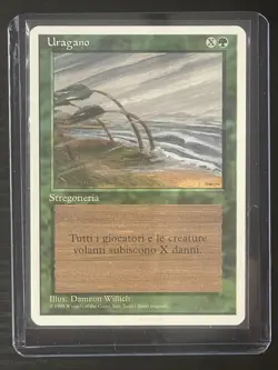 Magic MTG Italian Revised Hurricane Artist Proof Near Mint - Only 50 Exist! - Image 3