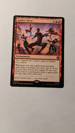 non-foil SPIDER-VERSE mtg NM Marvel's Spider-Man 1 Mythic - Image 1