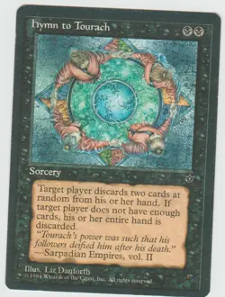 Hymn to Tourach (Liz Danforth) - Fallen Empires Magic the Gathering - Image 1